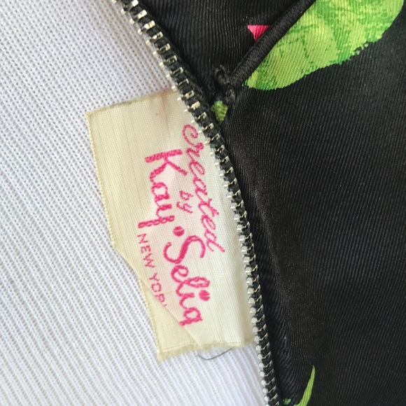 VINTAGE 1960s Cocktail Kay Selig Dress - Picture 8 of 8